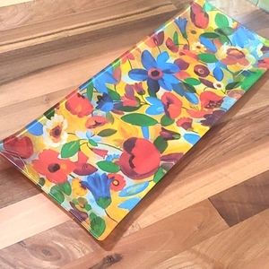 NYC Boutique Prima Designs Glass Decorative Plate